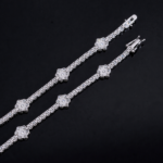 3mm Flower Tennis Bracelet - Image 6