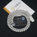 16mm Iced Out Cuban Chain Big Middle Row - Image 5
