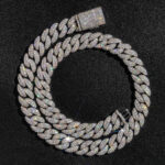 12mm 2 Row Diamonds Cuban Chain - Image 4