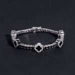 Exclusive 3mm Clover Tennis bracelets - Image 8