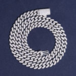 10mm 2 Row Of Diamonds Cuban Chain - Image 7