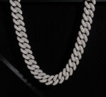 16mm Iced Out Cuban Chain Big Middle Row