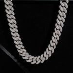 16mm Iced Out Cuban Chain Big Middle Row