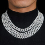 12mm 2 Row Diamonds Cuban Chain