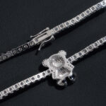 3mm Moissanite Tennis Necklace The Three Little Bear's - Image 7