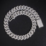 Precision 16mm 3 Row of Diamonds Cuban Chain - Image 6