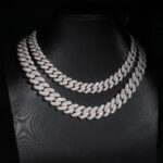 16mm Iced Out Cuban Chain Big Middle Row - Image 9