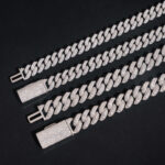 16mm Iced Out Cuban Chain Big Middle Row - Image 11