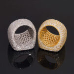 Iced out Square Moissanite Ring - Image 7