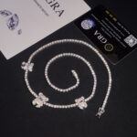 3mm Moissanite Tennis Necklace The Three Little Bear's - Image 10