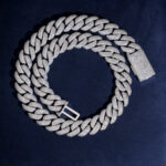 Precision 16mm 3 Row of Diamonds Cuban Chain - Image 3