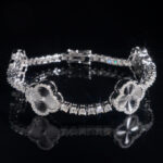 3mm Four Leaf Clover Tennis Bracelet - Image 9