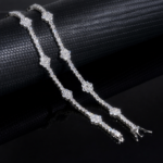 3mm Flower Tennis Bracelet - Image 5
