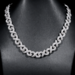 15mm Moissanite Infinity Chain - Image 2