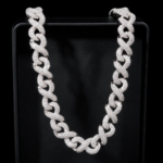 15mm Moissanite Infinity Chain