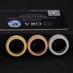 5 Row Moissanite Eternity Ring - Image 10