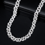 15mm Moissanite Infinity Chain - Image 4