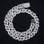 15mm Moissanite Infinity Chain - Image 5