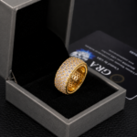 5 Row Moissanite Eternity Ring - Image 8