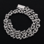 15mm Moissanite Infinity Chain - Image 6